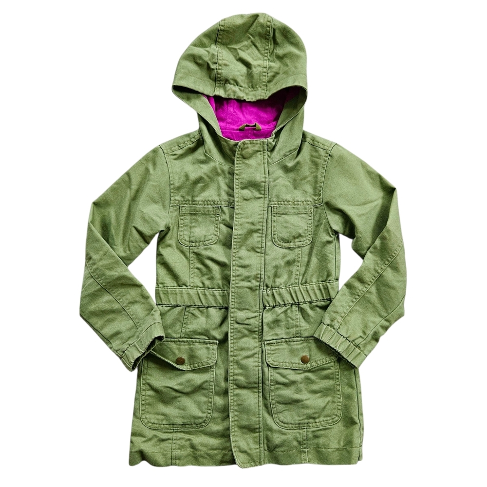 Cat & Jack Girls 6/6X Fall/Spring Green Coat
